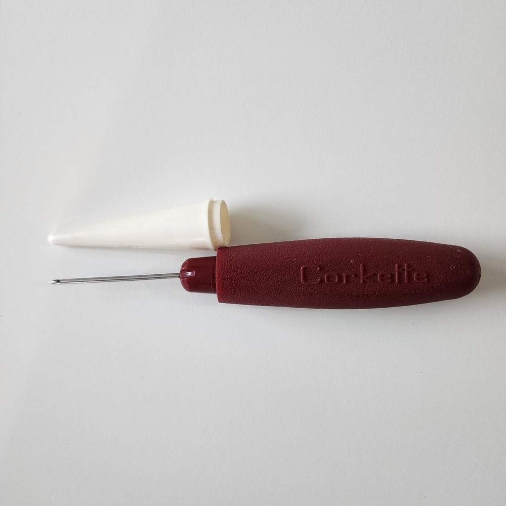 VTG Corkette Wine Aerator Bottle Cork Extractor Remover Bar Tool Kitchen 1960 70
